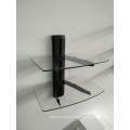 DVD Glass Support/Black Tube with Clear Glass